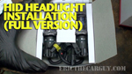 HID Headlight Installation small