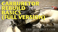 Carburetor Rebuild Basics Full Version