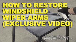 How To Restor Windshield Wiper Arms