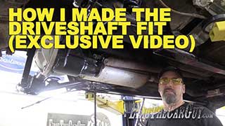 Moving the Fairmont Driveshaft Exclusive Video