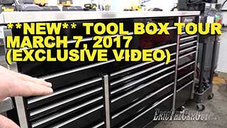 New Tool Box Tour March 7 2017 Exclusive Video