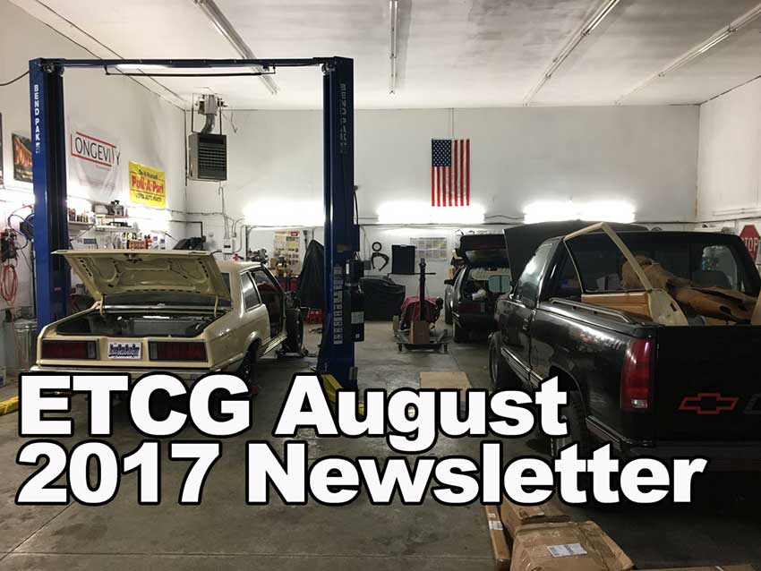 ETCG August 2017 Newsletter