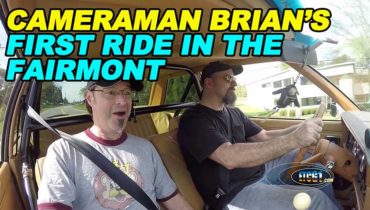 Cameraman Brians First Ride in the Fairmont