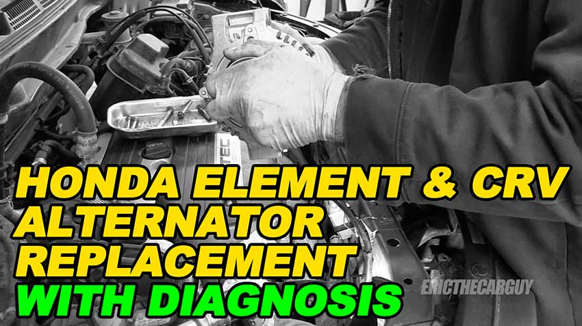 Honda Element CRV Alternator Replacement