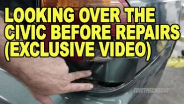 Looking Over the Civic Before Repairs Exclusive Video