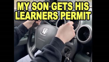 My Son Gets His Lerners Permit