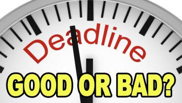 Are Deadlines Good or Bad