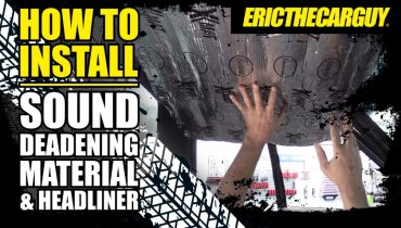 How to Install Sound Deadening Material Headliner