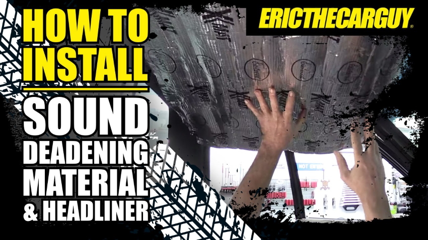 How to Install Sound Deadening Material Headliner