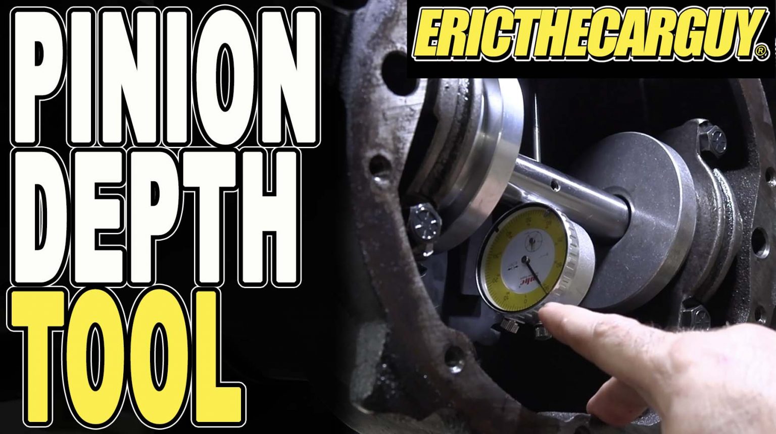 How To Use a Pinion Depth Gauge EricTheCarGuy